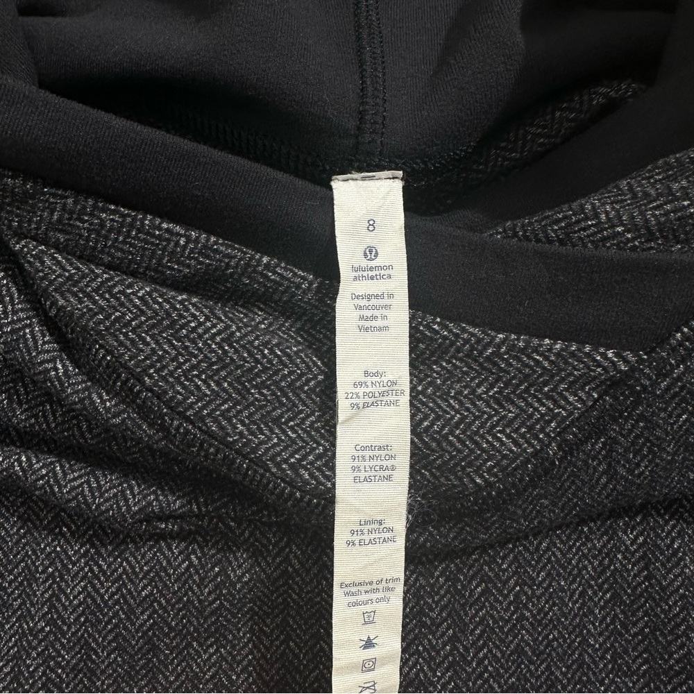Lululemon Think Fast Pullover Hoodie Size 8 - Picture 10 of 12